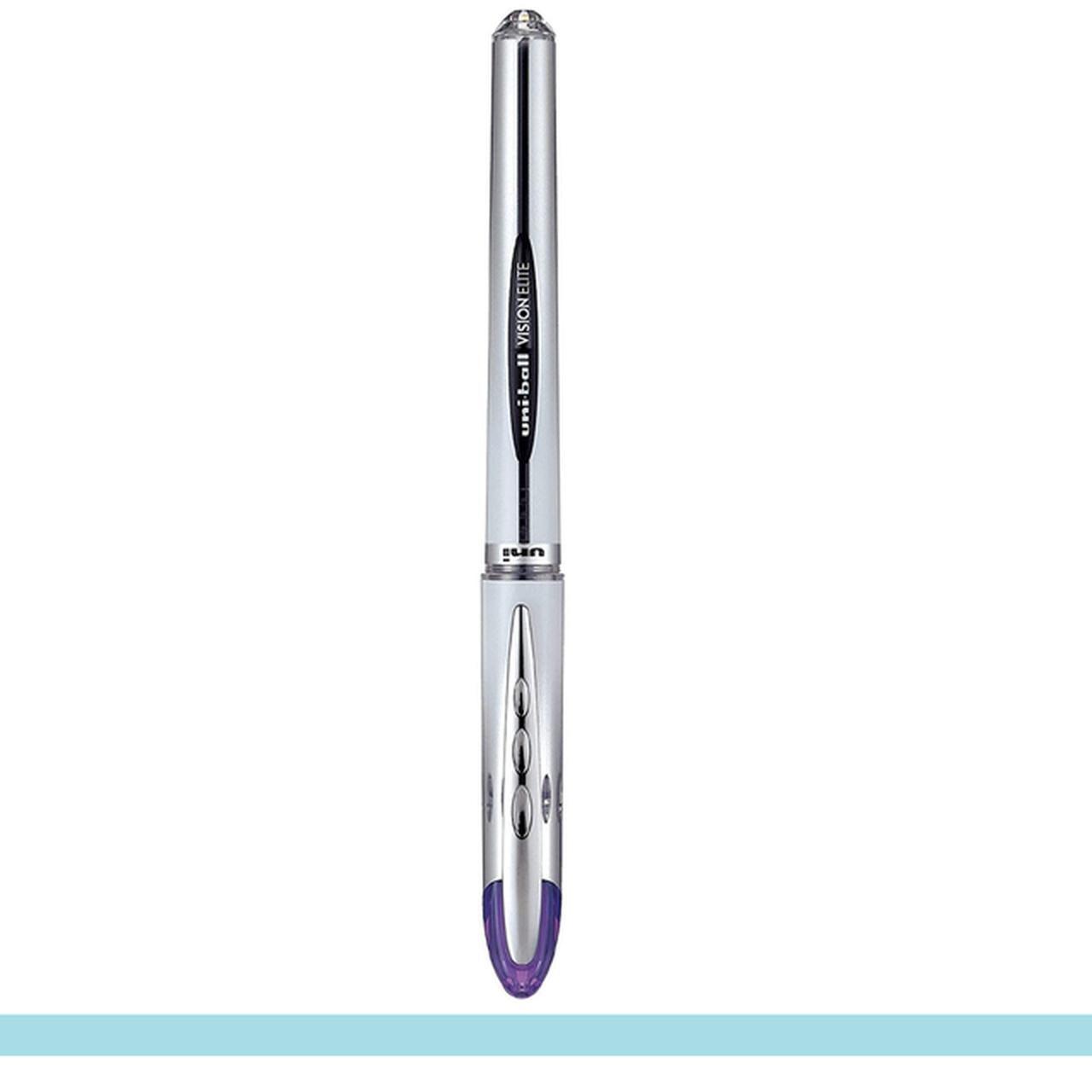 Caneta Esferográfica Uni-Ball Vision Elite 0.8mm Azul Escuro UB-200