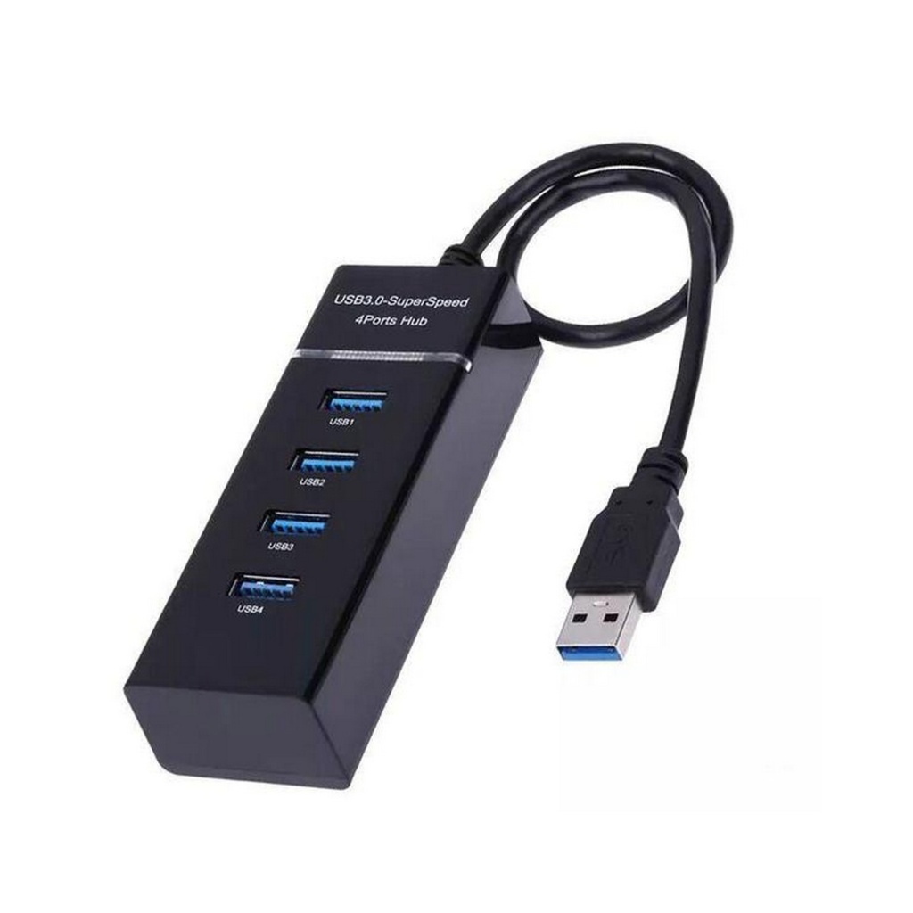 Hub USB 3.0 4 Portas Speed 5 Gbps com LED Indicador F3 - JC-HUB304