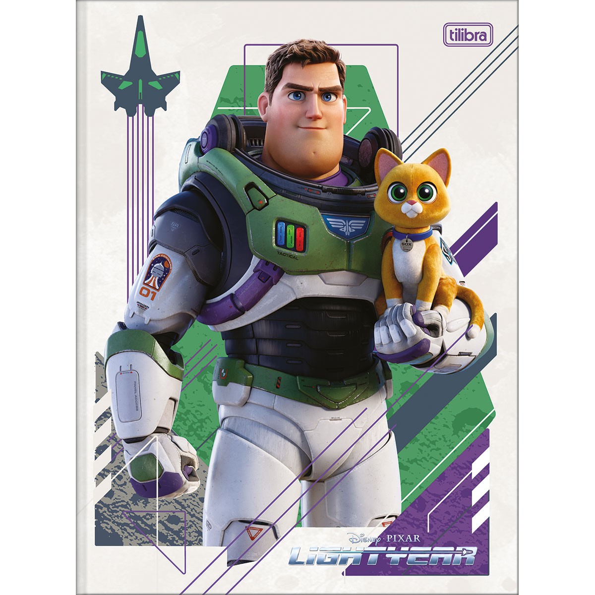 Caderno Brochura Tilibra Lightyear Capa Dura 80 Folhas Sortido
