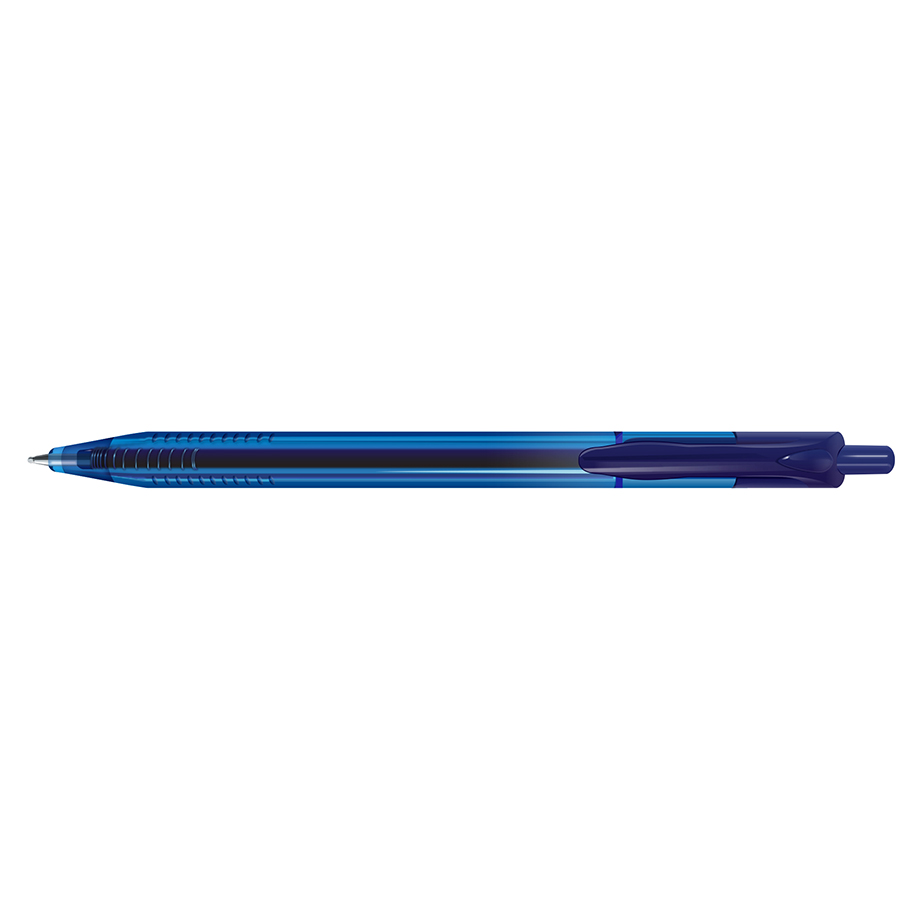 Caneta Esferográfica CIS Trik Retrátil 1.0mm Azul