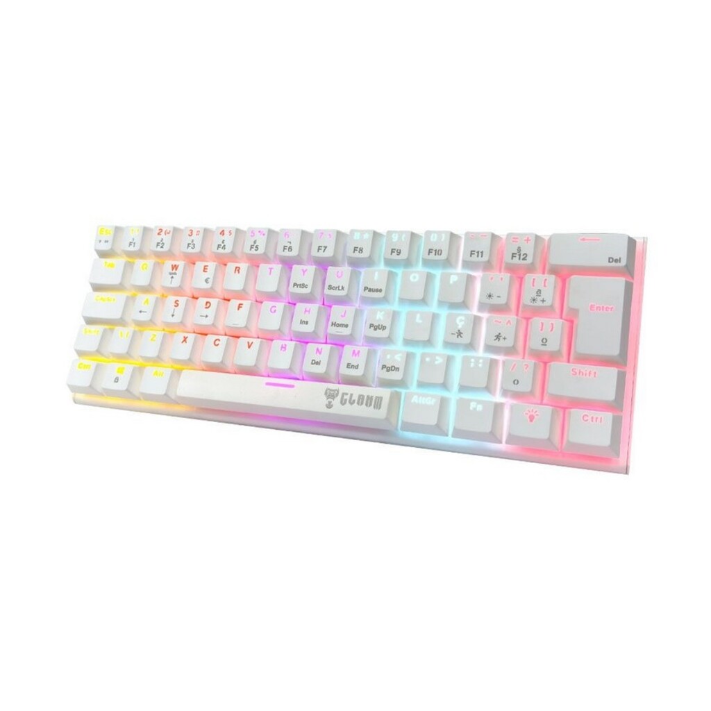 Teclado USB Slim Gamer Clanm Branco Mini Compacto Snow Walker Potencial Suprimentos  - 11900 - Vendido Unitário