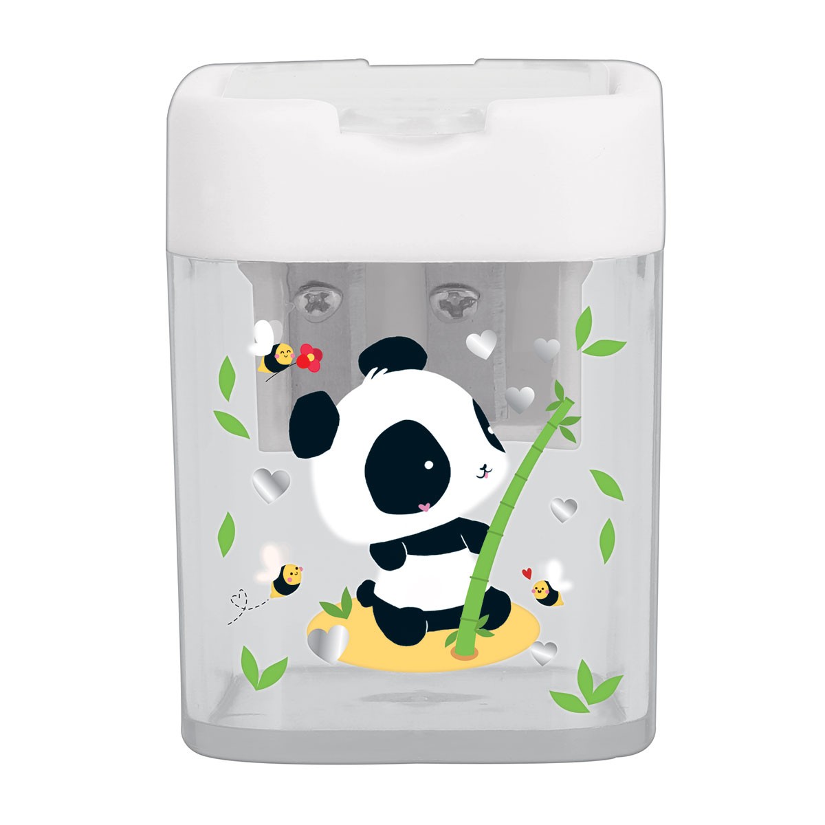 Apontador Tilibra Panda Grande Unidade Cores Sortido