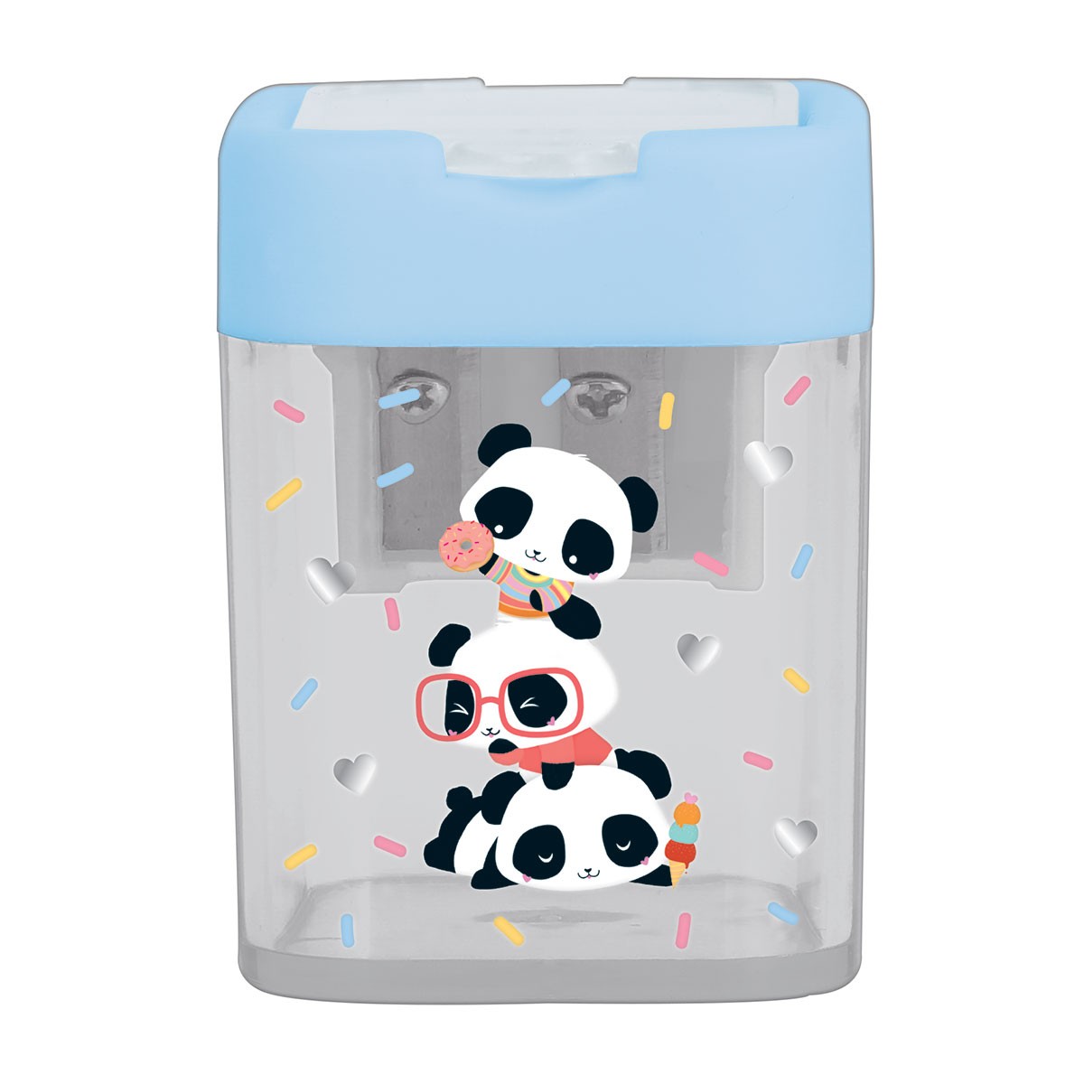 Apontador Tilibra Panda Grande Unidade Cores Sortido
