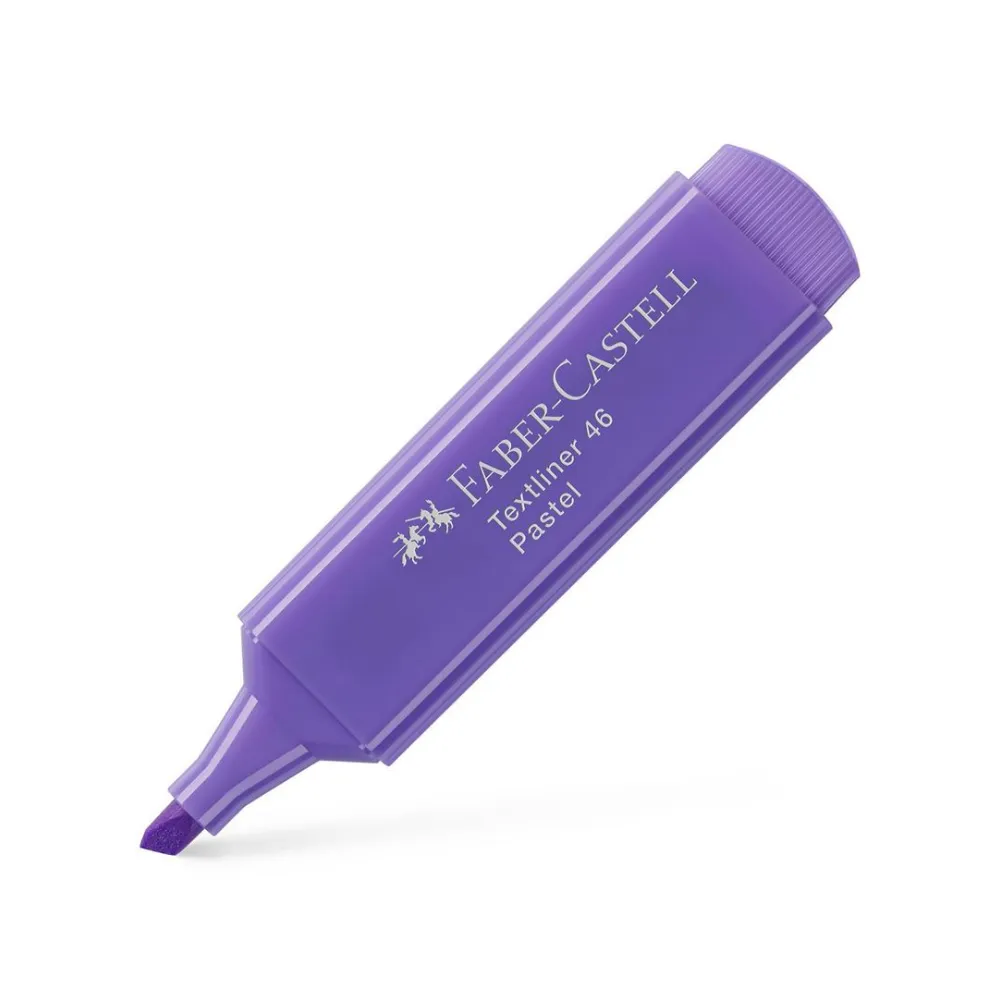 Marca Texto Faber Castell TextLiner 46 Cores Pastel Unidade