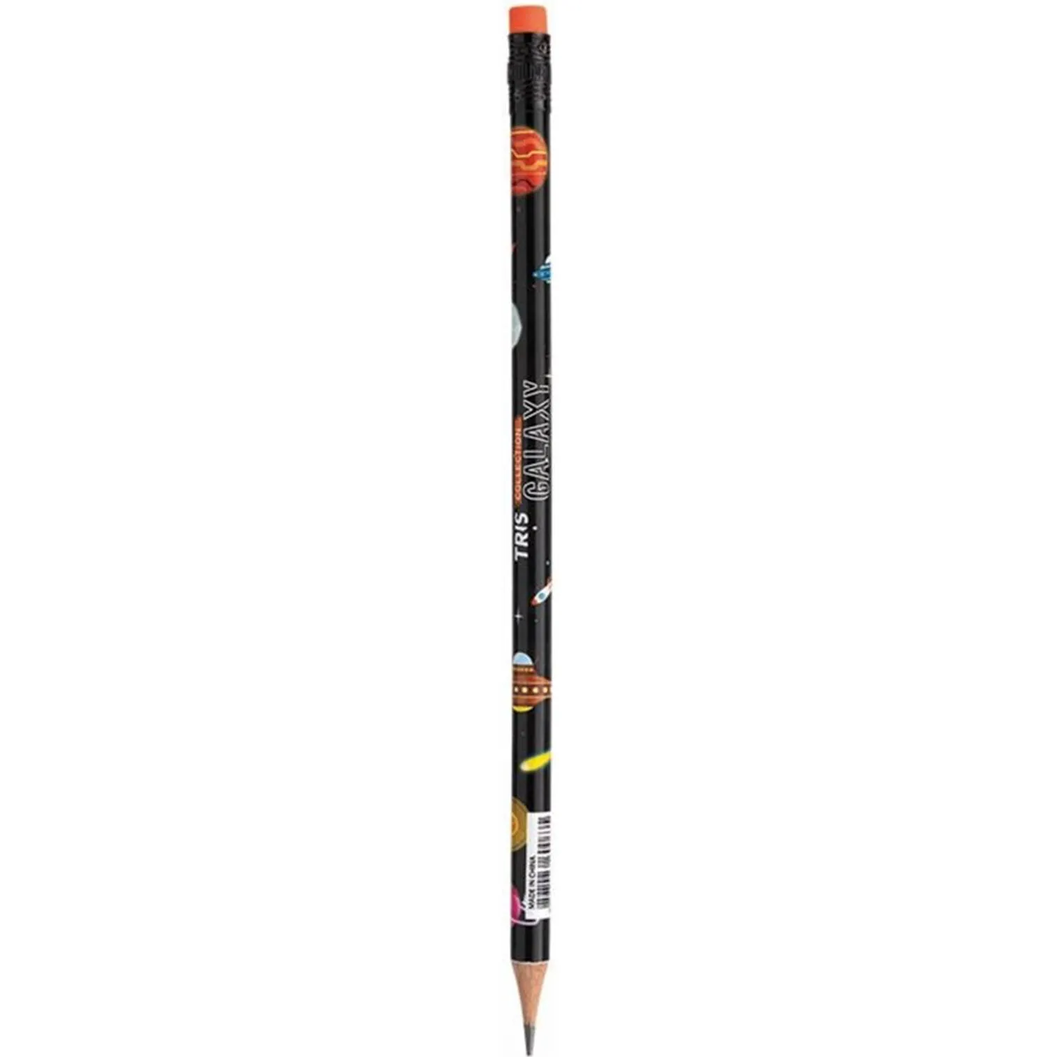 Lápis TRIS Preto NR02 Collection Galaxy HB Unidade Sortido
