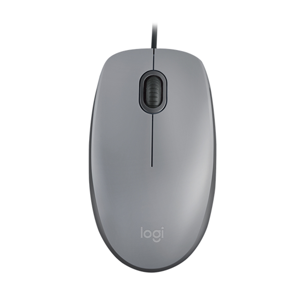 Mouse USB Logitech M110 Silent 1000 Dpi Cinza - 910-006757