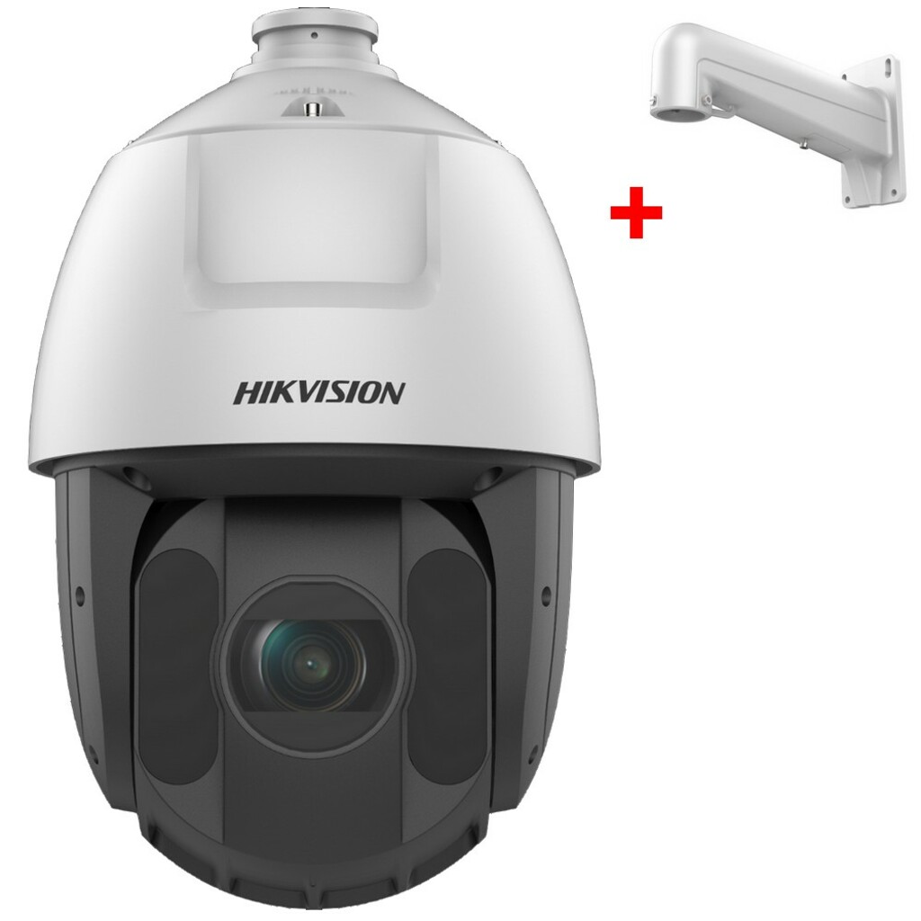 Câmera CFTV IP PoE DS-2DE5425IW-AE Speed Dome 4.0 MP IR 150m Zoom 25x Hikvision - Suporte Incluso