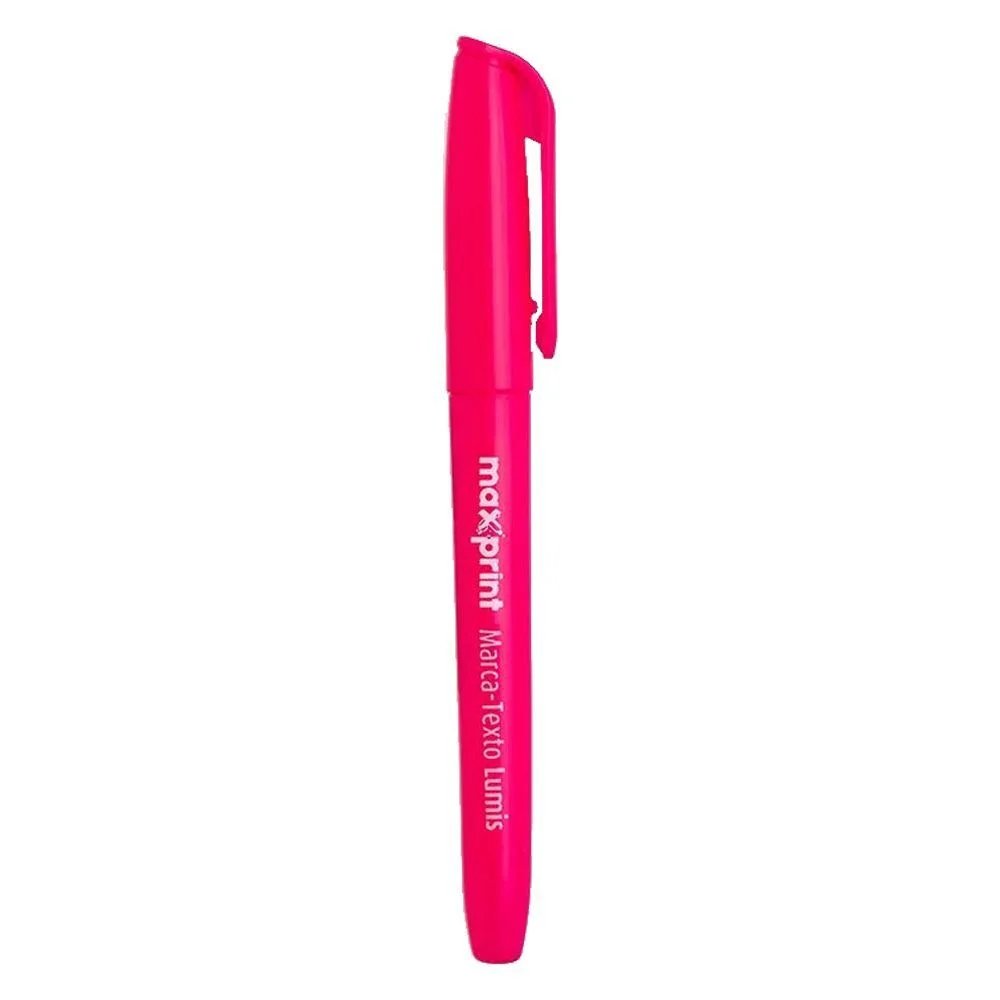 Marca Texto Maxprint Rosa Neon