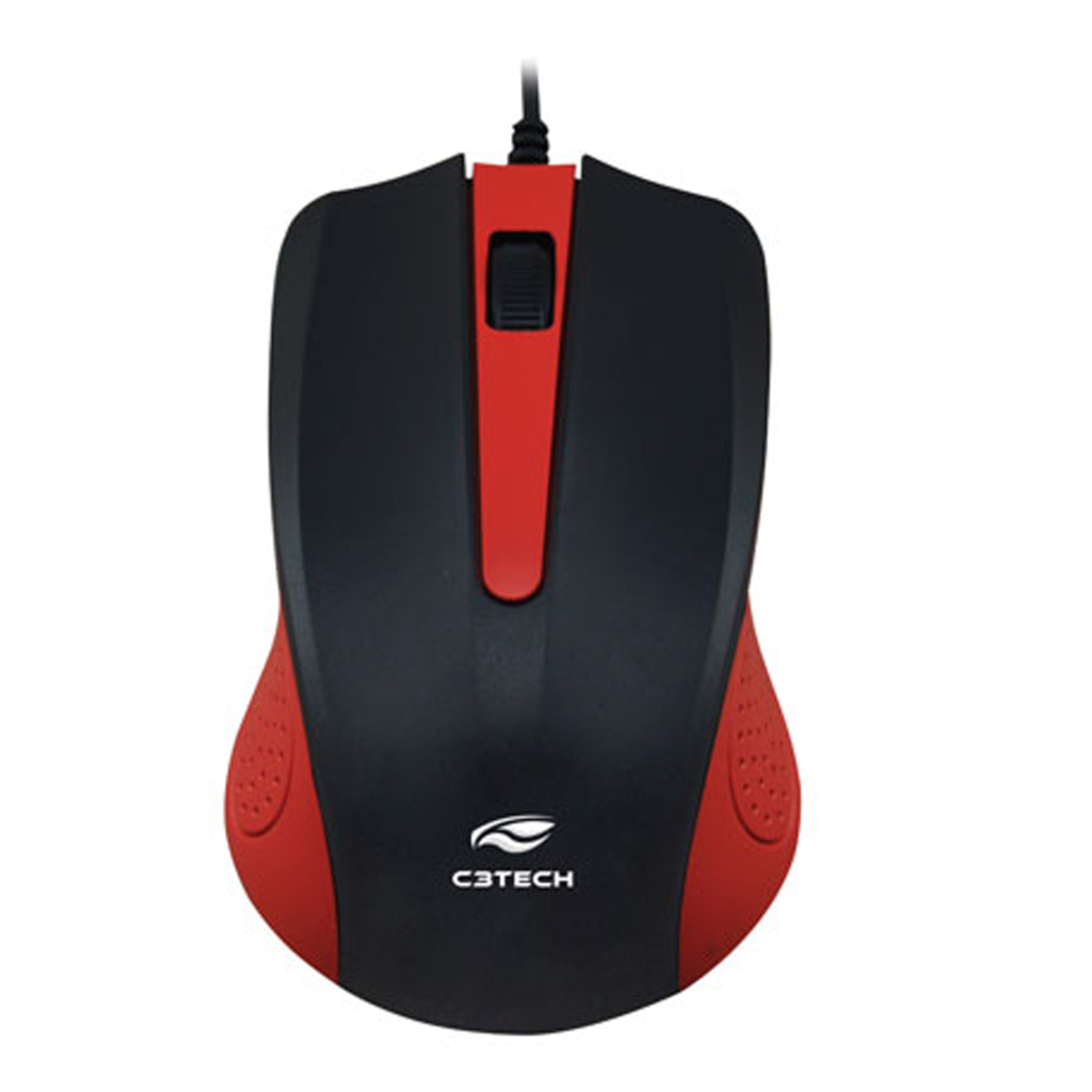 Mouse USB C3Tech MS-20RD 1000 Dpi Vermelho
