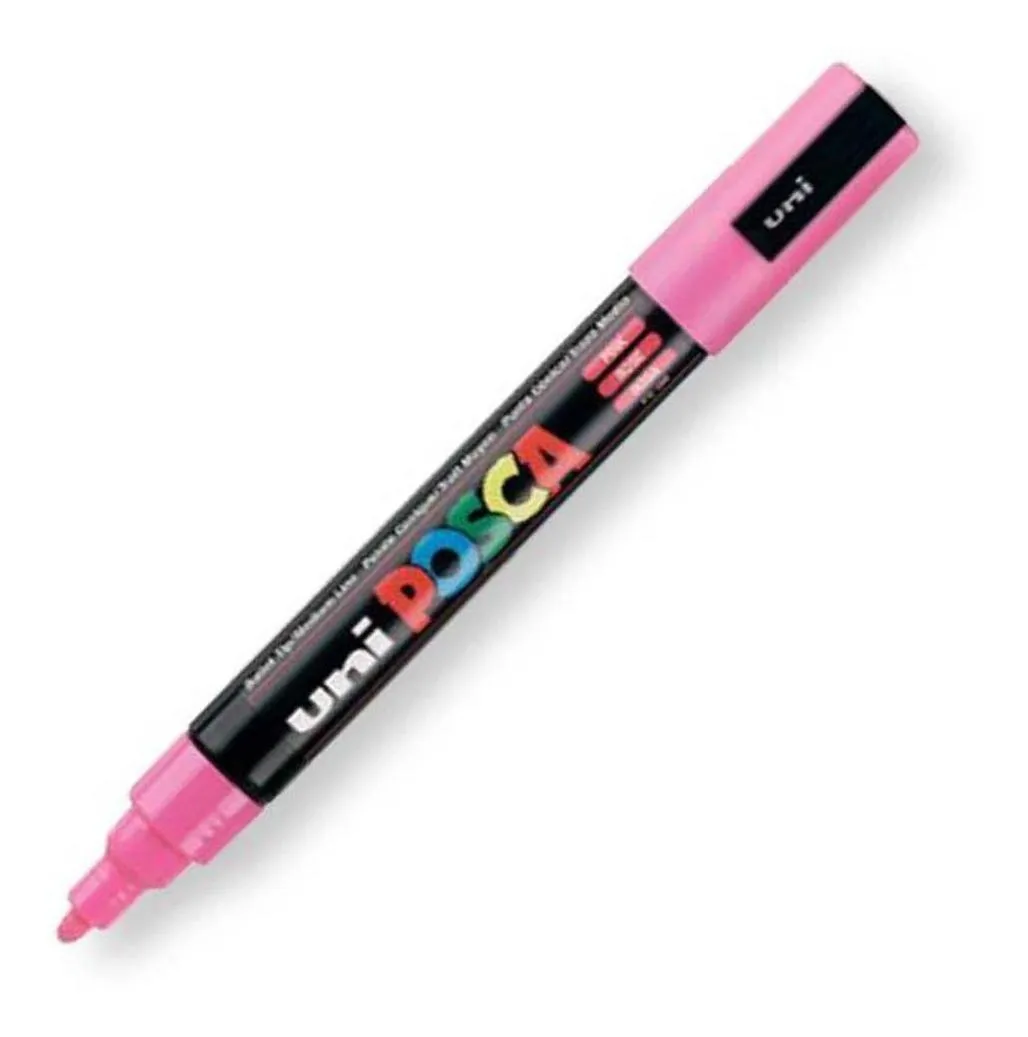 Marcador Artístico Uni Posca PC-5M Rosa