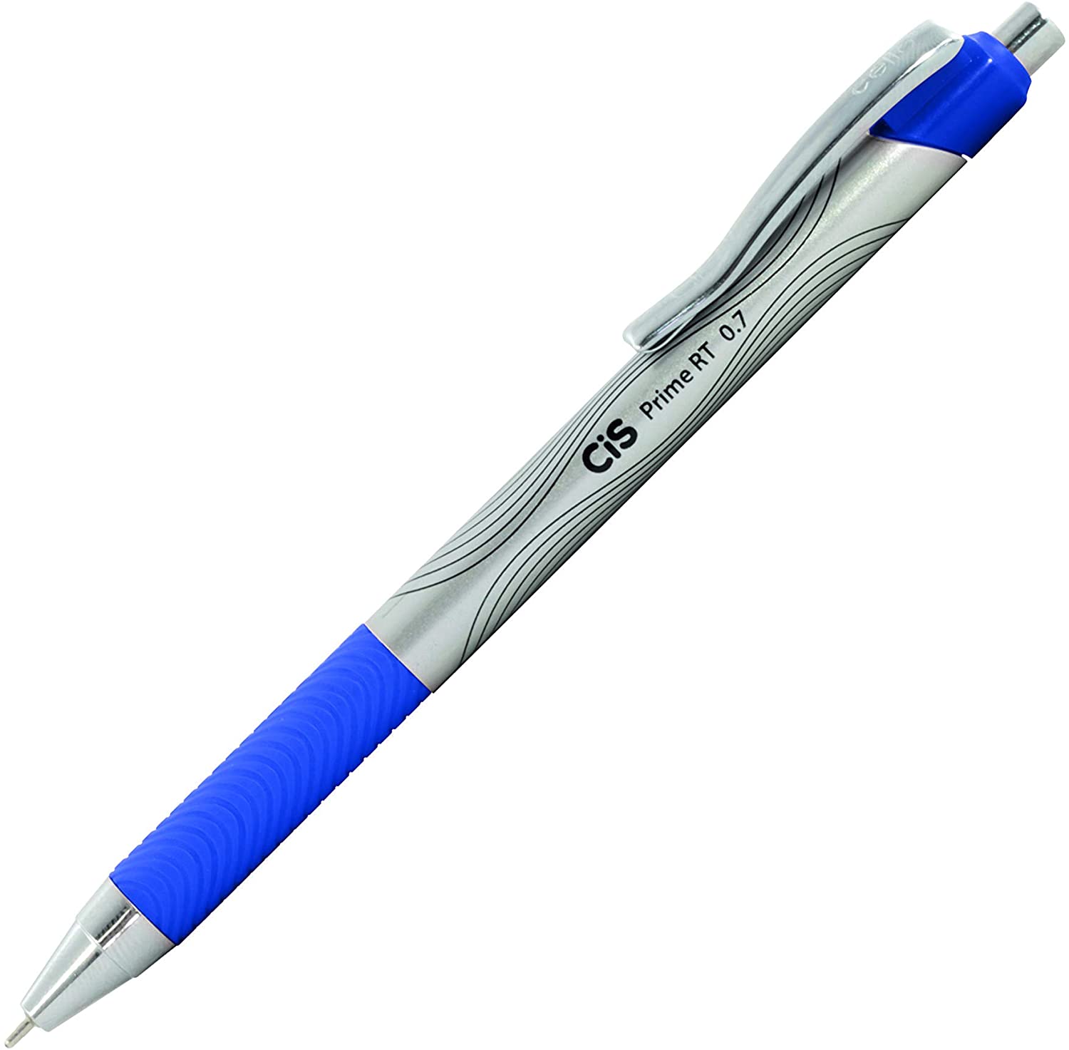 Caneta Esferográfica CIS Prime Retrátil 0.7 mm Azul