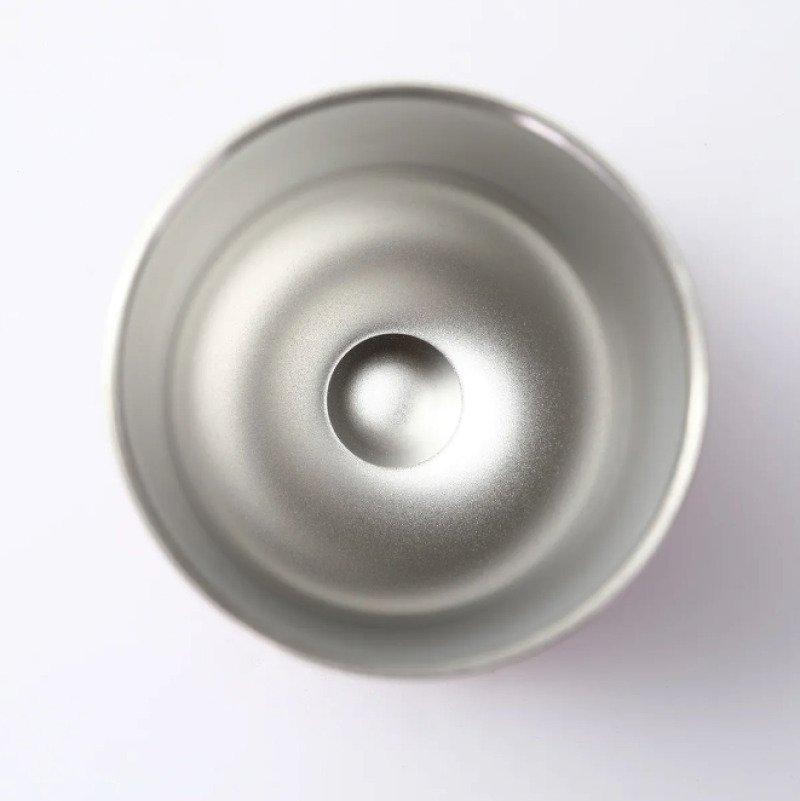 Copo Térmico Cuia 350 ml Aço Inox com Tampa Vermelho