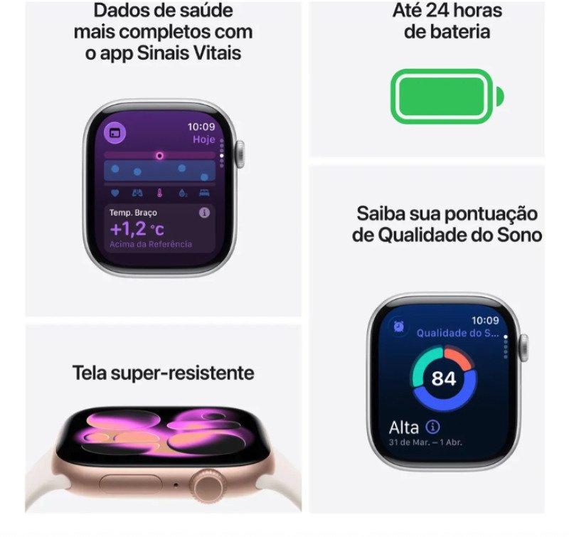 Apple Watch S11 46 mm Cinza