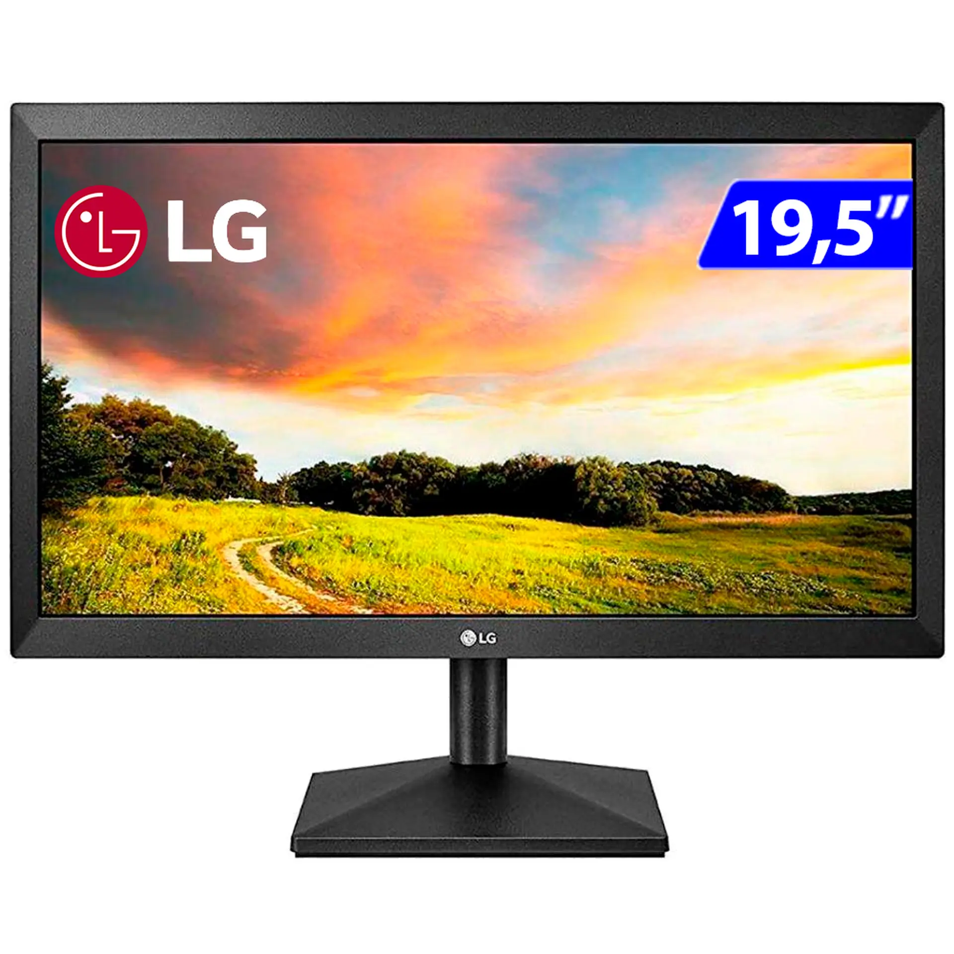 Monitor LG LED 19,5" HDMI D-SUB 20MK400H-B.AWZM - Preto - Bivolt