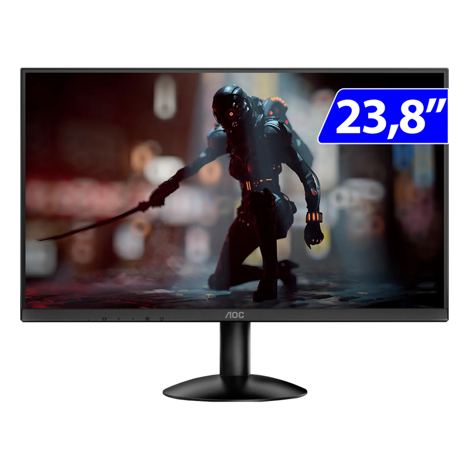 Monitor AOC W-LED 23,8" Gaming Full HD HDMI VGA 24B30HM2 - Preto - Bivolt