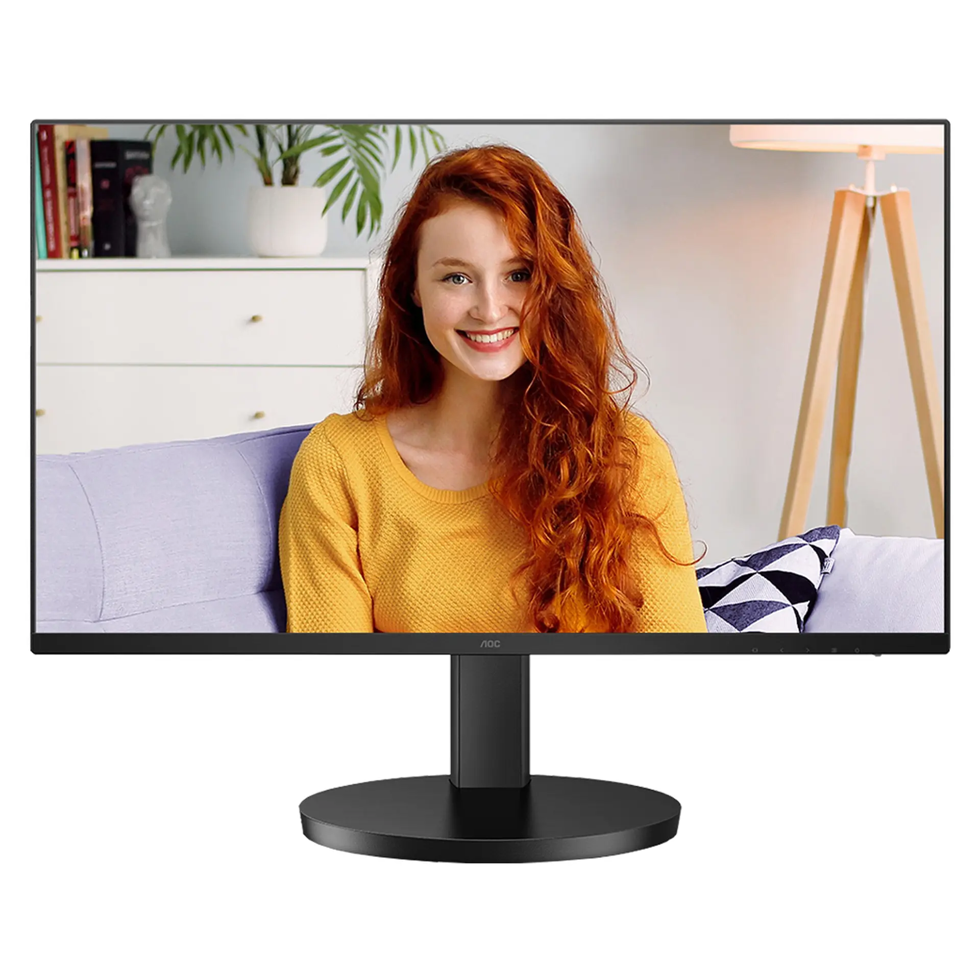 Monitor AOC 23,8" 24B30HMF2 VA Full HD HDMI VGA - Preto - Bivolt