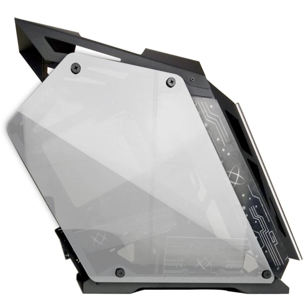 Gabinete Gamer GS Lumine Pixxo Preto sem Fonte e Cooler Led RGB com Lateral de Vidro - LKL06P