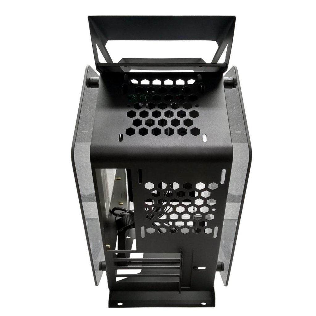 Gabinete Gamer GS Lumine Pixxo Preto sem Fonte e Cooler Led RGB com Lateral de Vidro - LKL06P