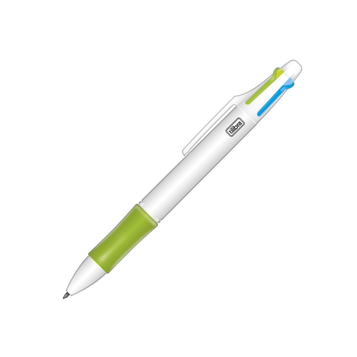 Caneta Esferográfica Tilibra 1.0mm 4 Cores Neon Sortido