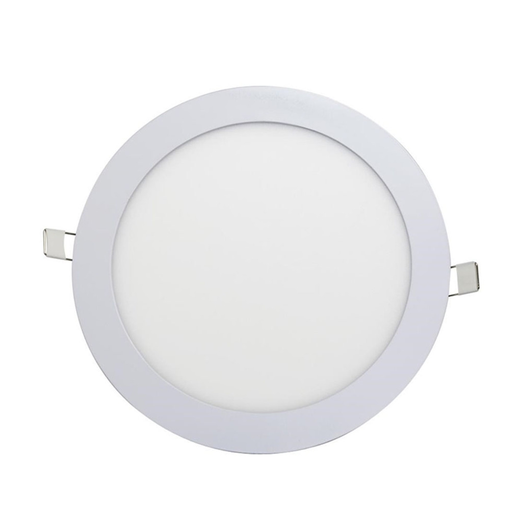 Luminária Plafon 18W LED Smart Wi-Fi Redonda 220x15mm de Embutir Bivolt Elgin - 48D18WERWIFI - Compativel com Alexa e Google Home