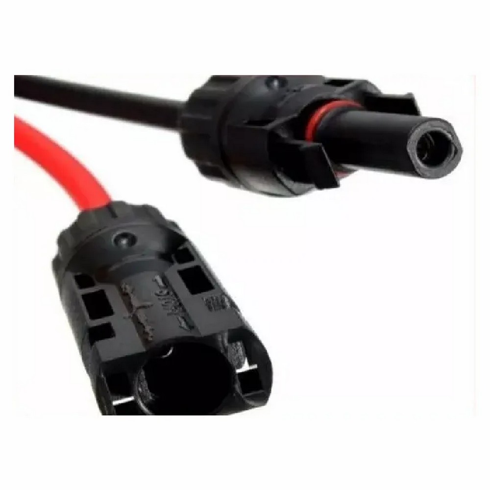 Conector Fotovoltaíco MC4 Macho e Fêmea Bst4 MEI006