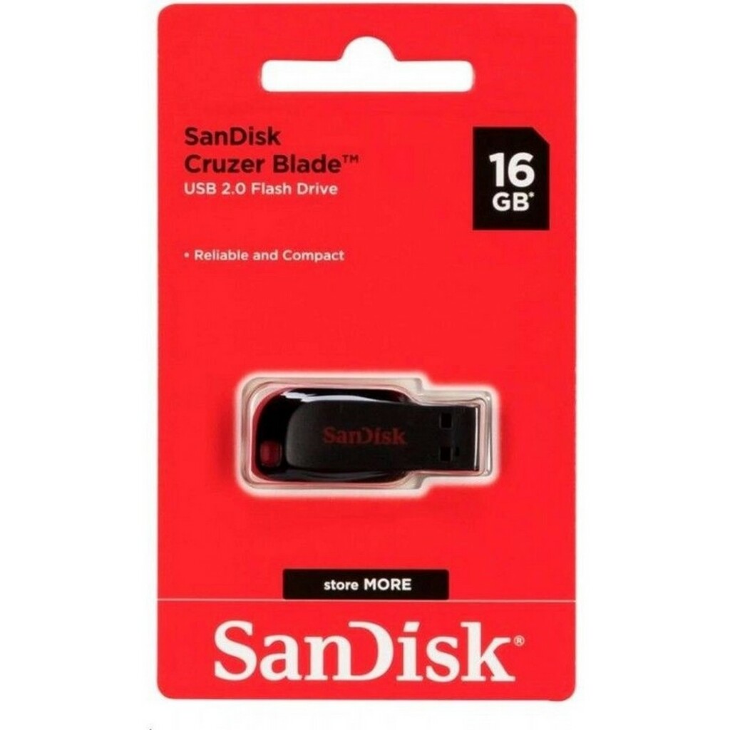 Pen Drive Sandisk 16GB Cruzer Blade - SDCZ50-016G-B35