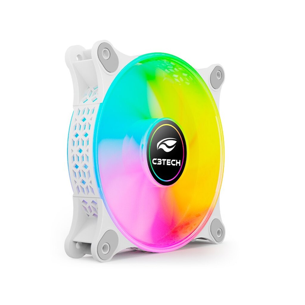 Cooler 120x120x25 12V Led RGB C3tech - F9-L160WH
