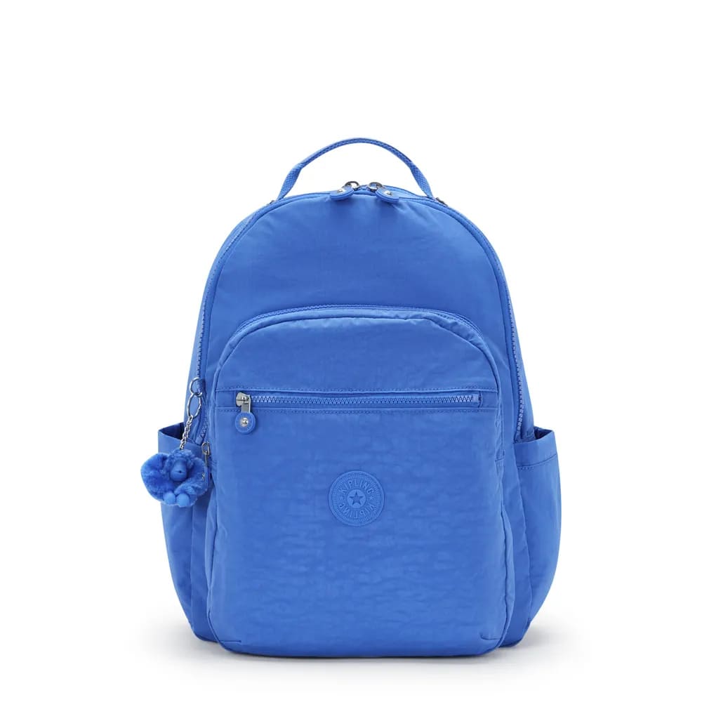 Mochila Kipling Seoul Havana Blue Grande Azul