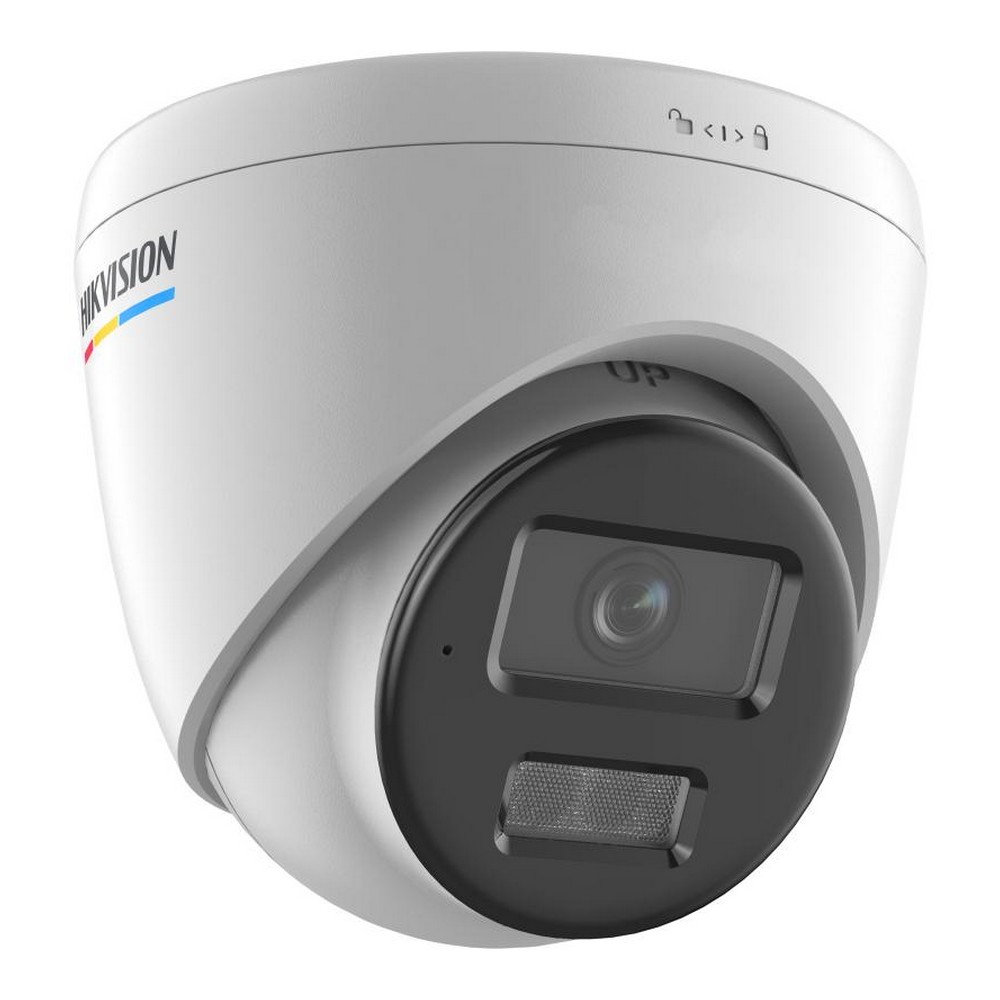 Câmera CFTV IP PoE DS2CD1347G3LIU Dome Full HD 4MP ColorVu 30m 2,8mm Microfone Embutido Hikvision