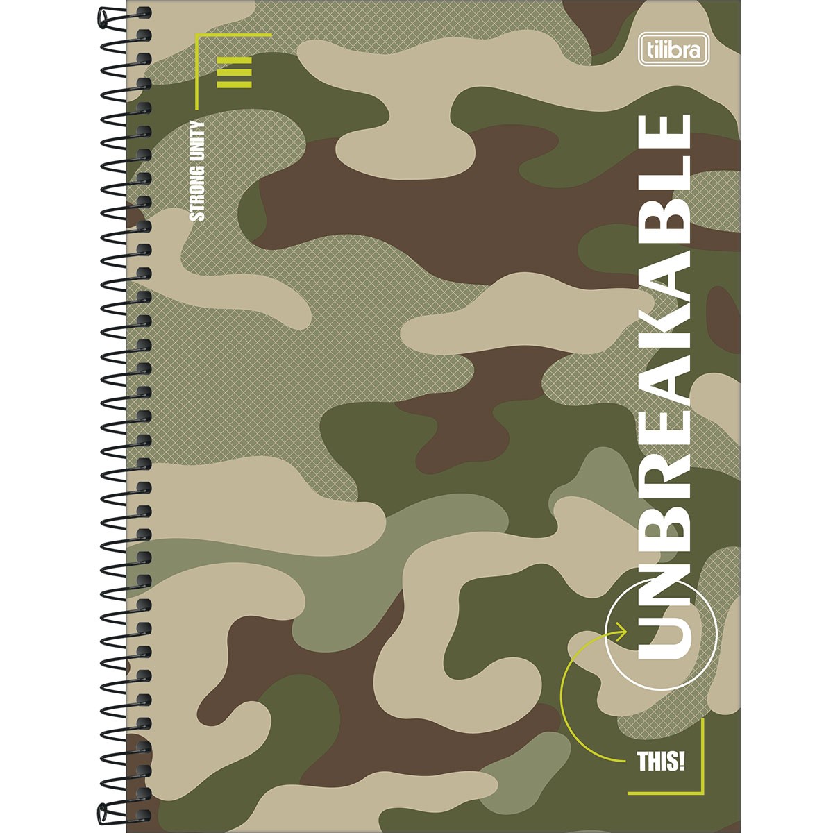 Caderno Universitário Tilibra Connect Hide Capa Dura 256 Folhas 16 Matérias Sortido