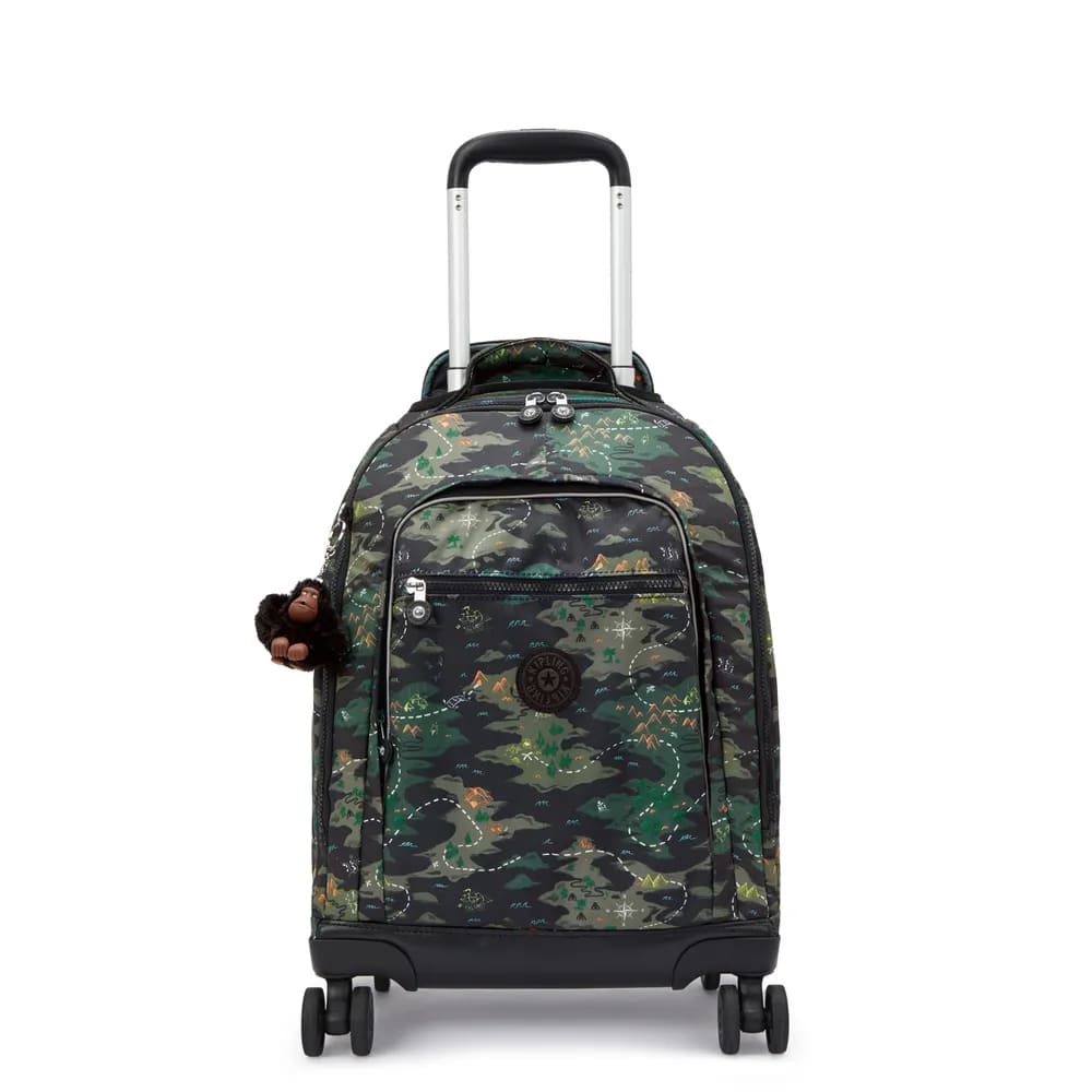 Mochila Kipling New Zea Estampado com Rodinha Grande