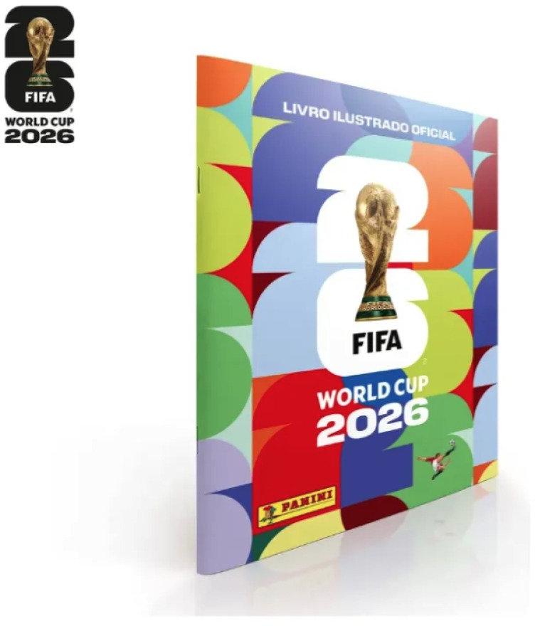 Álbum de Figurinhas Capa Brochura Copa Do Mundo Fifa 2026