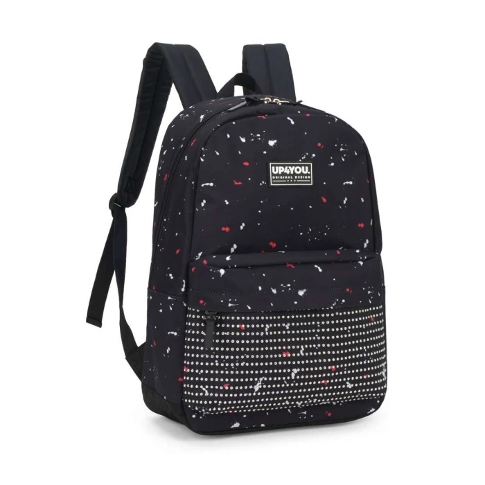 Mochila Costa Luxcel Up4you Grande com Detalhes Preto