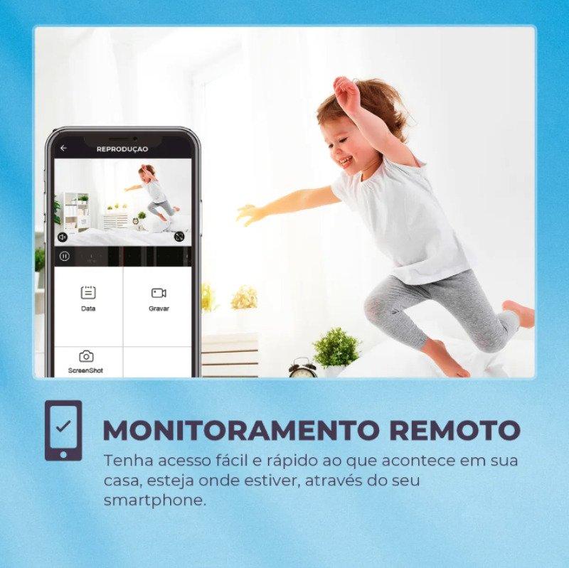 INSTALAÇÃO INCLUSA Câmera Interna Inteligente Ekaza EKGDT4117B