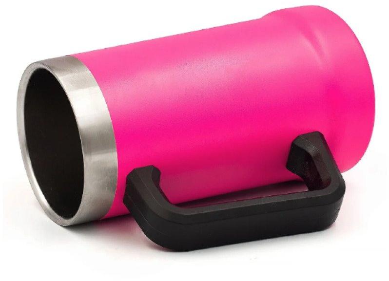 Caneca Térmica Chopp Cerveja 709 ml Aço Inox Rosa