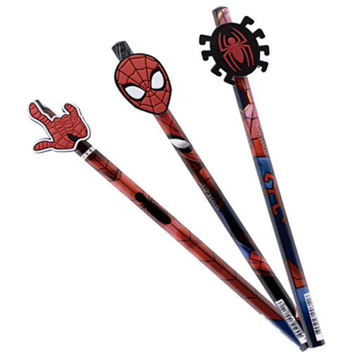 Lápis Preto HB Molin Top Spider-man Unidade Sortido