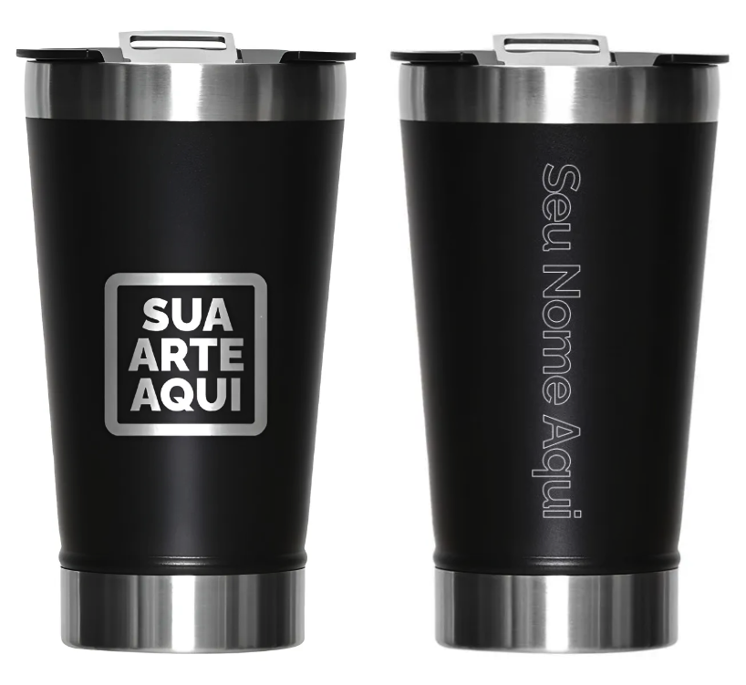 Gravação a Laser Copos e Garrafas Térmicas