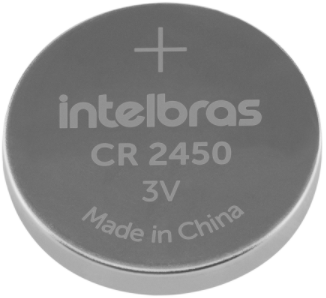 Bateria Botão de Lítio 3 V Intelbras CR 2450