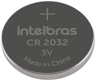 Bateria Botão de Lítio 3 V Intelbras CR 2032