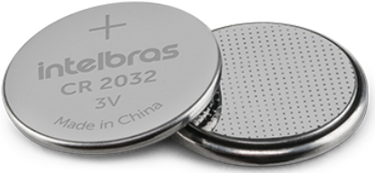 Bateria Botão de Lítio 3 V Intelbras CR 2032