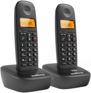 Kit Telefone Sem Fio Intelbras Base + 1 Ramal TS 2512