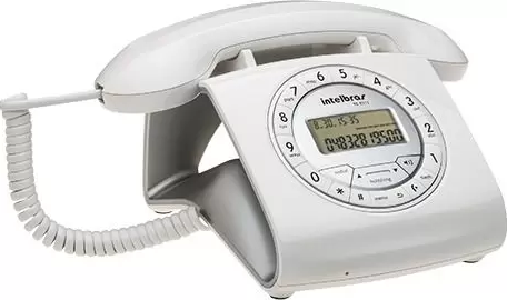Telefone Branco Intelbras TC 8312