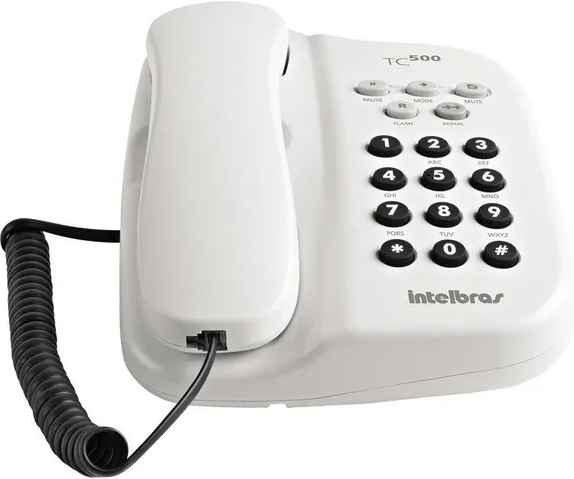Telefone Sem Chave Intelbras TC 500 Branco
